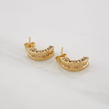 Hoop Earrings Bv 3.1g / 1/2 in Yellow Gold 18K