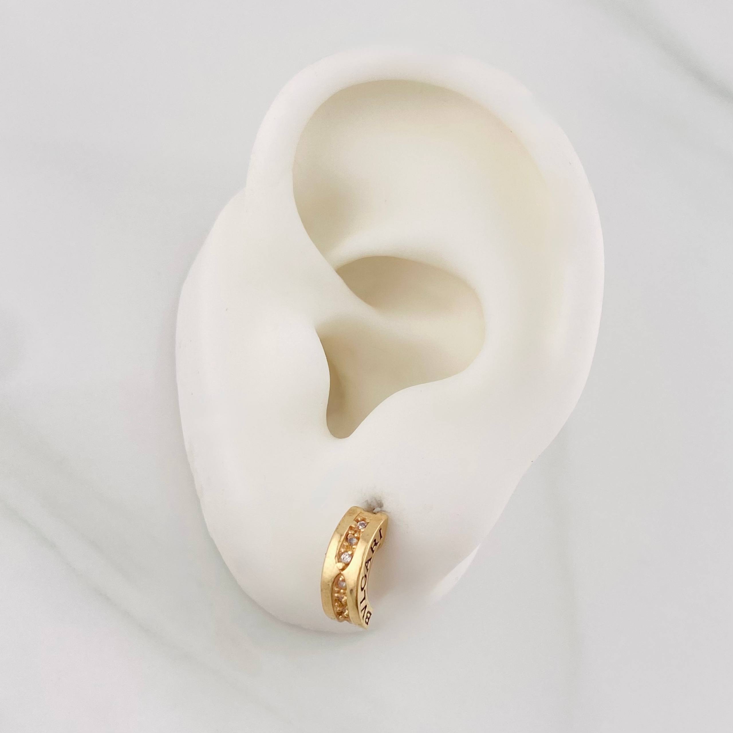 Hoop Earrings Bv 3.1g / 1/2 in Yellow Gold 18K