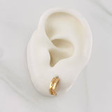 Hoop Earrings Bv 3.1g / 1/2 in Yellow Gold 18K