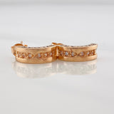 Hoop Earrings Bv 2.85g / 1/2 in 18K Rose Gold