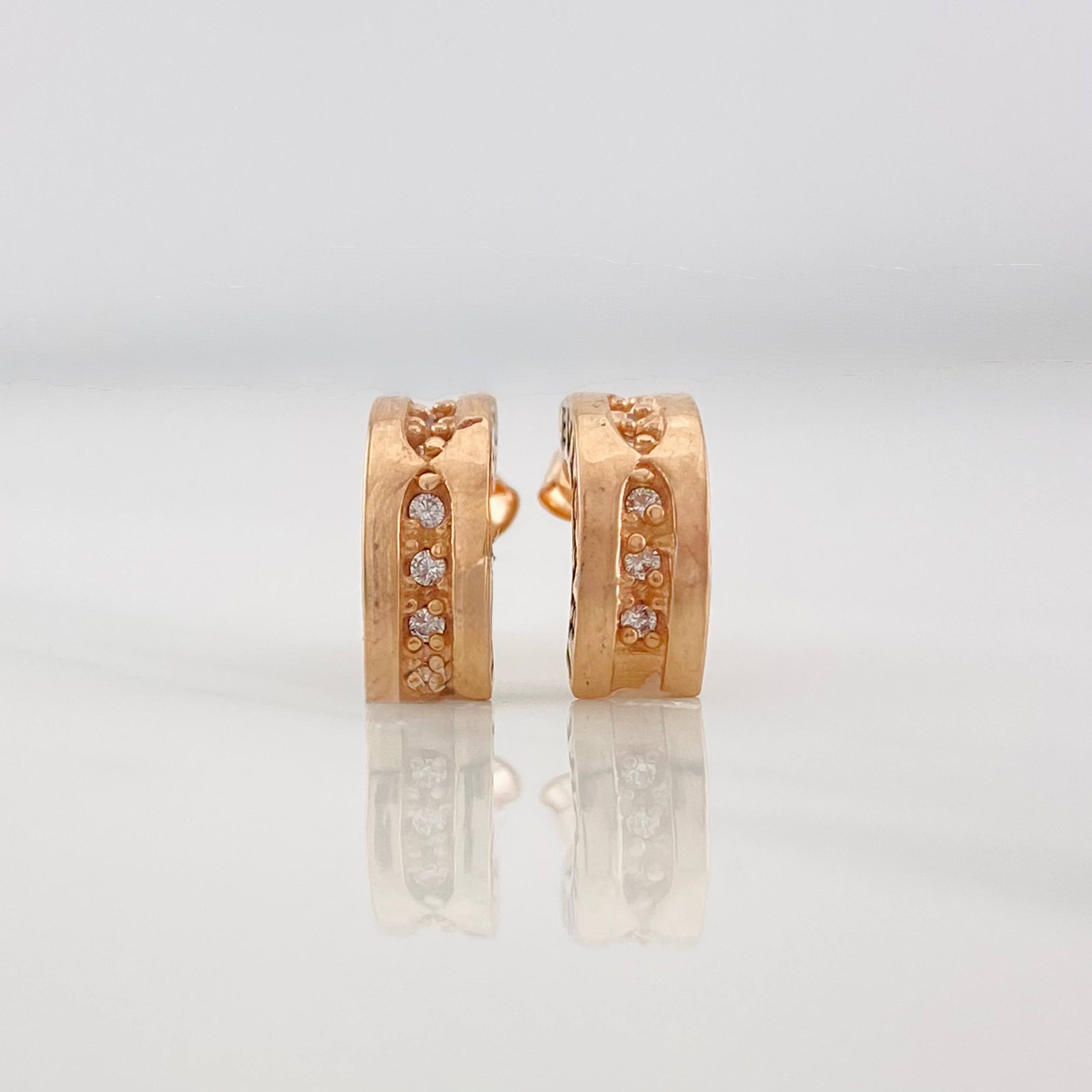 Hoop Earrings Bv 2.75g / 1/2 in Rose Gold 18K