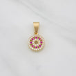 Pendant Protective Eye 2g / 3/4 in Yellow Gold 18K