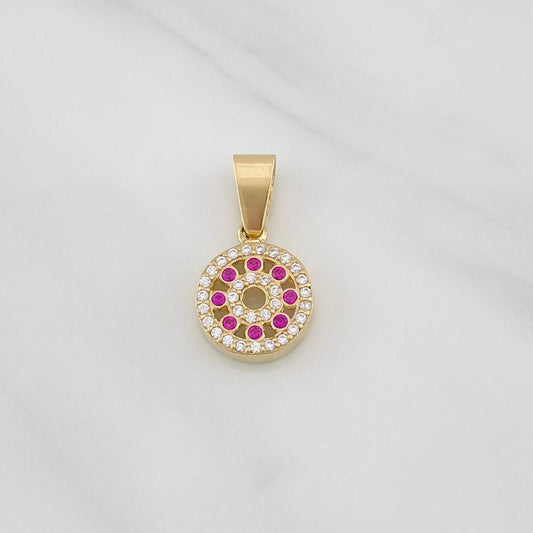 Dije Ojo Protector 2g / 3/4 in Oro Amarillo 18K