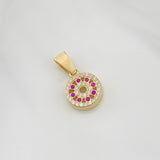 Pendant Protective Eye 2g / 3/4 in Yellow Gold 18K