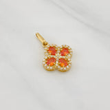 Clover Pendant 1.7g / 3/4 in 18K Yellow Gold