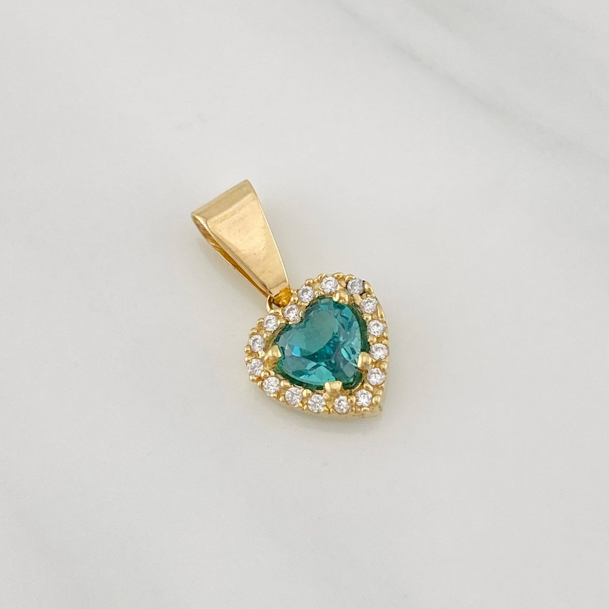 Pendant Heart 1.15g / 1/2 in Yellow Gold 18K