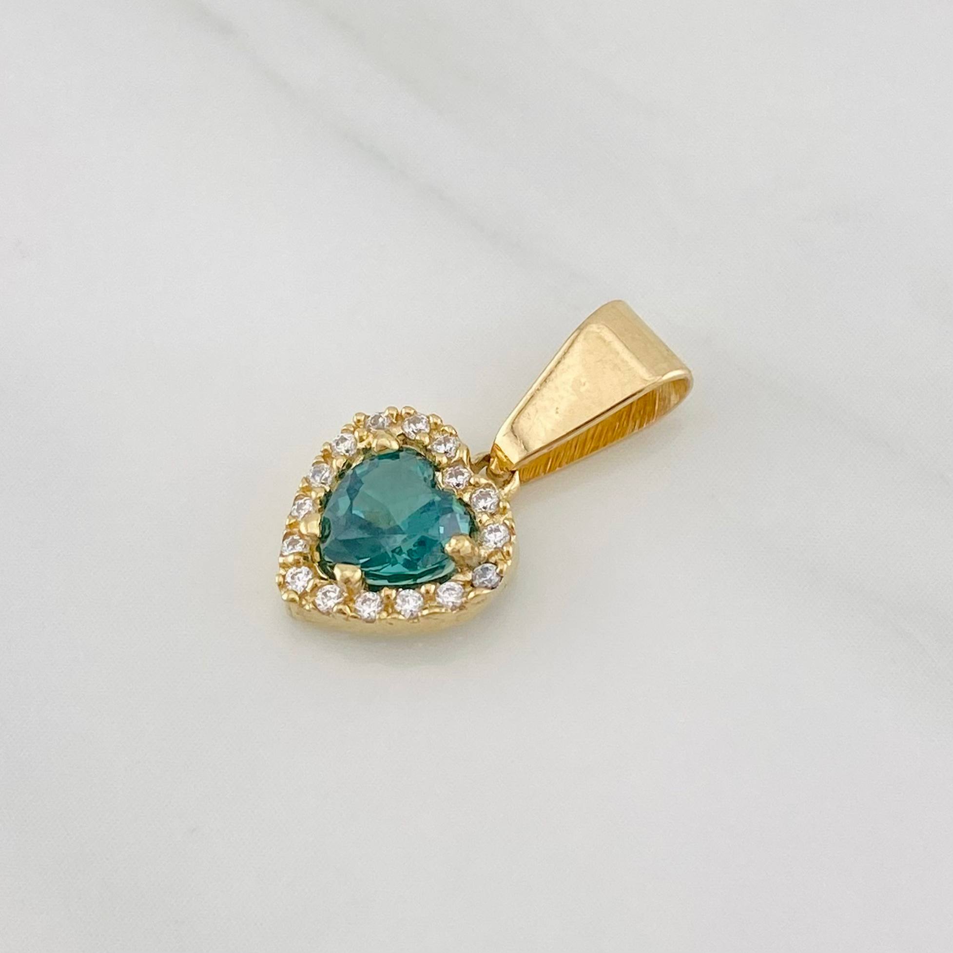 Pendant Heart 1.15g / 1/2 in Yellow Gold 18K