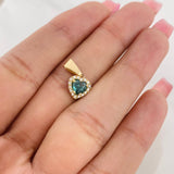 Pendant Heart 1.15g / 1/2 in Yellow Gold 18K