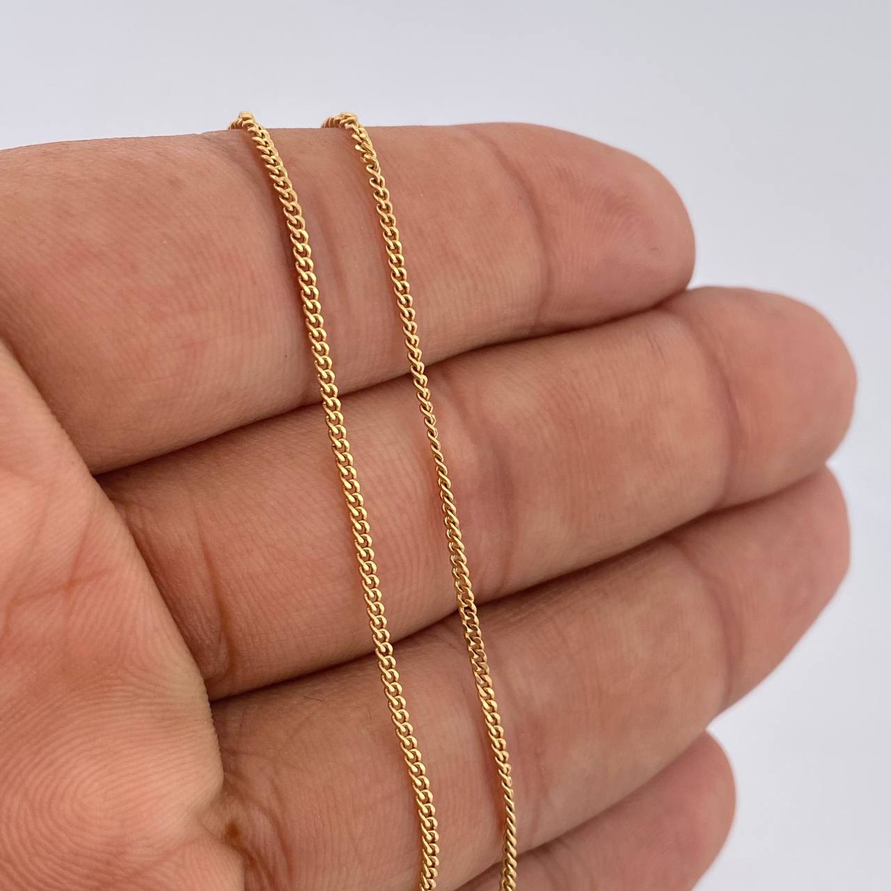 Mini Cuban Chain 4.55gr / 23.6in / +1 18K Gold &