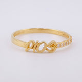 Ring God 1.6g / T9 3/4 Yellow Gold 18K