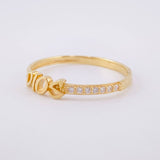 Ring God 1.6g / T9 3/4 Yellow Gold 18K