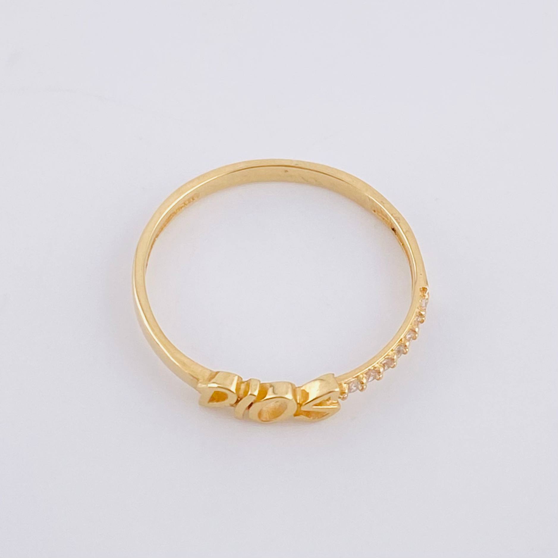 Ring God 1.6g / T9 3/4 Yellow Gold 18K
