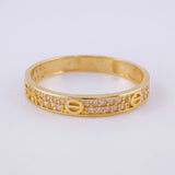 Anillo Louis Ferla 2.2g / T7 1/2 Oro Amarillo 18K