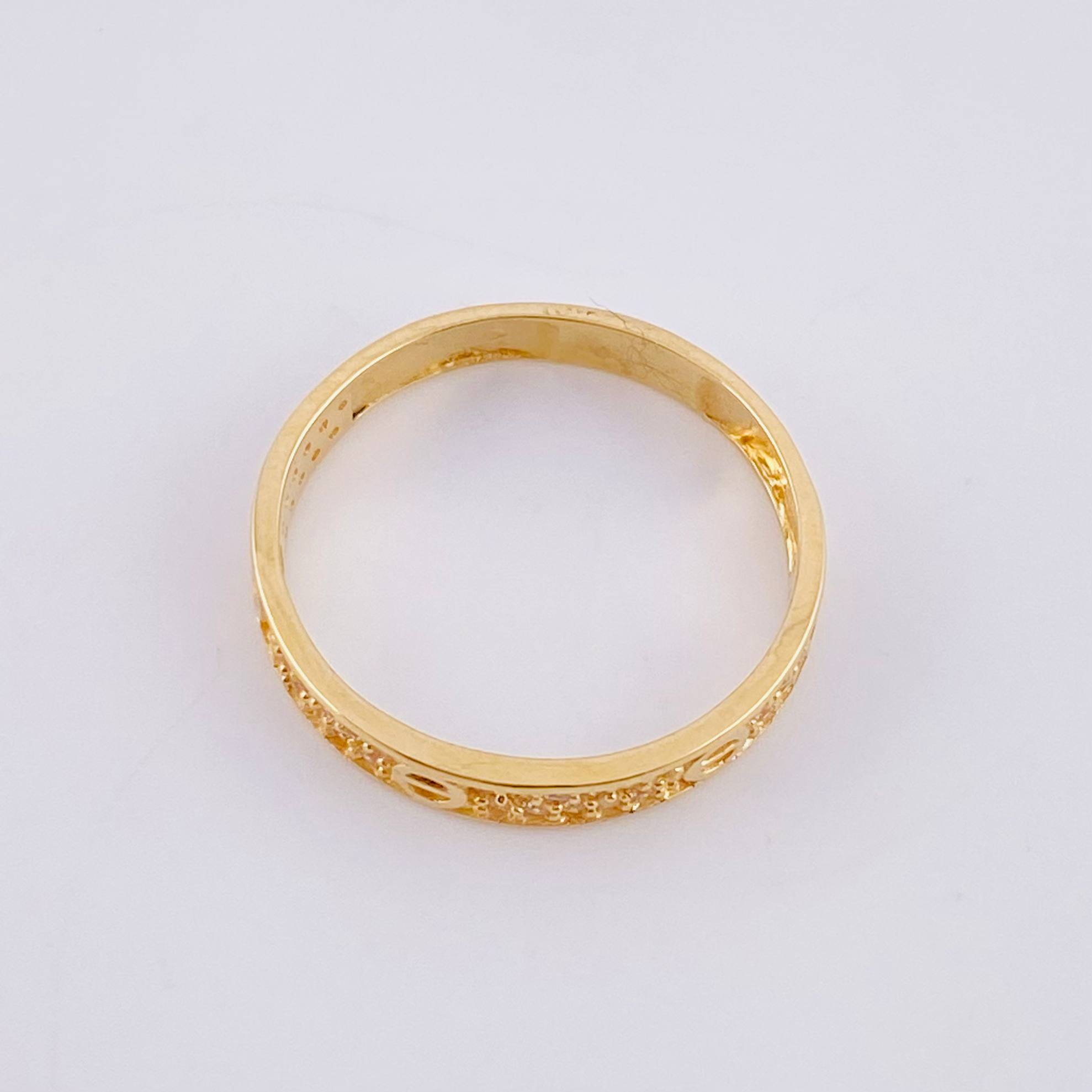 Anillo Louis Ferla 2.2g / T7 1/2 Oro Amarillo 18K