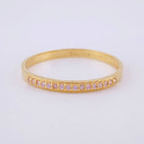 Anillo Churumbela 1.4g / T7 3/4 Oro Amarillo 18K