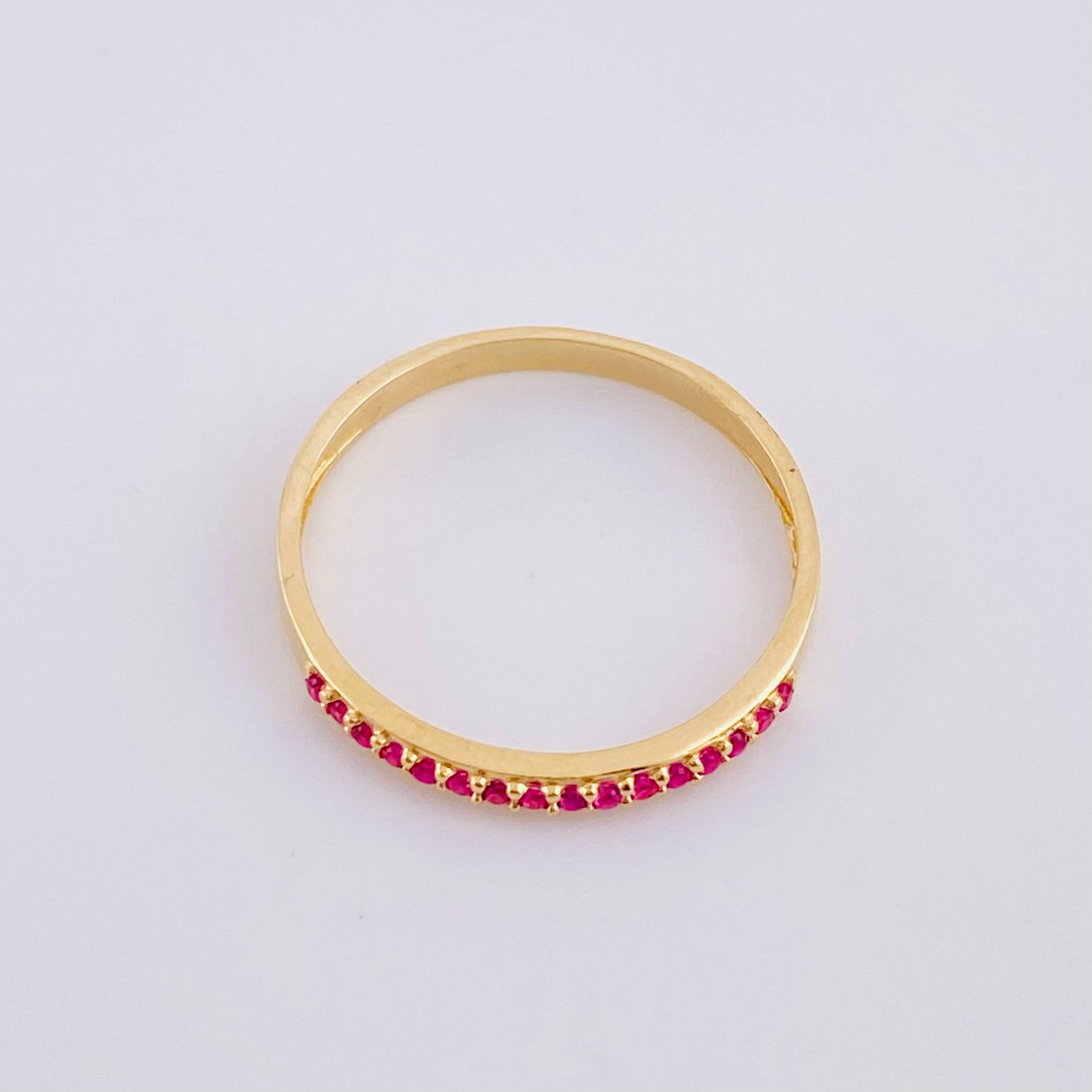 Anillo Churumbela 1.55g / T8 3/4 Oro Amarillo 18K