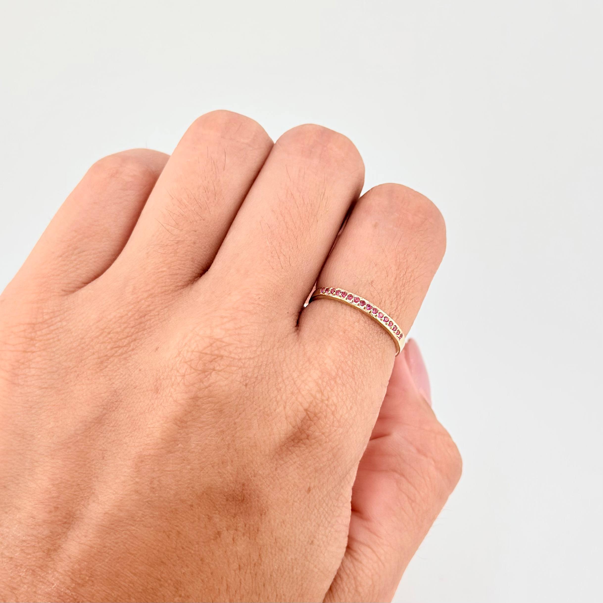 Anillo Churumbela 1.55g / T8 3/4 Oro Amarillo 18K