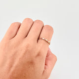 Anillo Churumbela Corazones 1.15g / T6 3/4 Oro Amarillo 18K