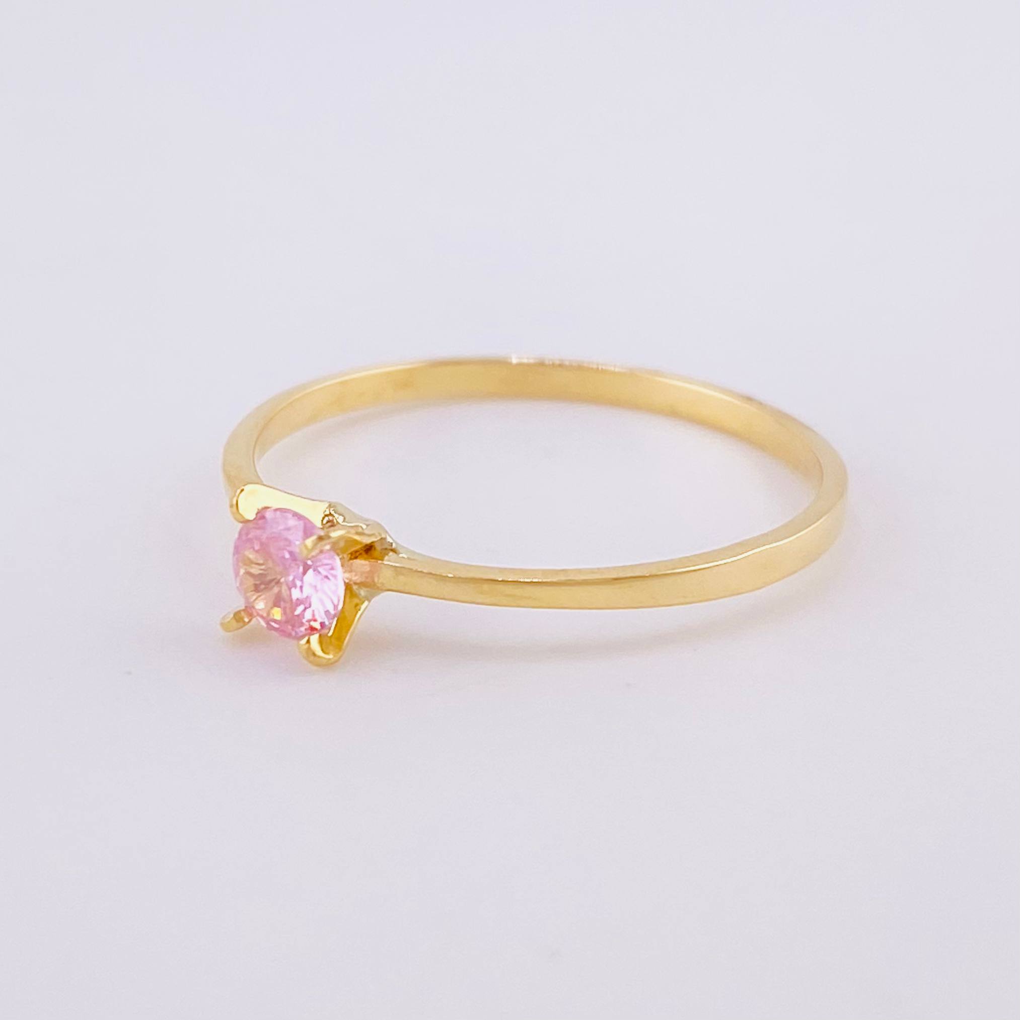 Anillo Solitario 1.25g / T8 Oro Amarillo 18K