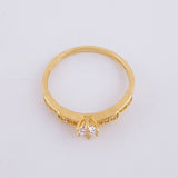 Anillo Solitario 1.8g / T7 1/4 Oro Amarillo 18K