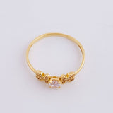 Solitaire Ring Two Bears 1.8g / T10 Yellow Gold 18K