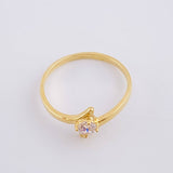 Anillo Solitario 1.75g / T8 1/4 Oro Amarillo 18K