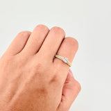 Anillo Solitario Tupido 2.4g / T6 3/4 Oro Amarillo 18K