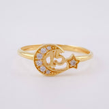 Anillo Estelar 15s 1.55g / T6 1/2 Oro Amarillo 18K