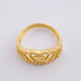Anillo Corona 15s 3.1g / T7 1/2 Oro Amarillo 18K