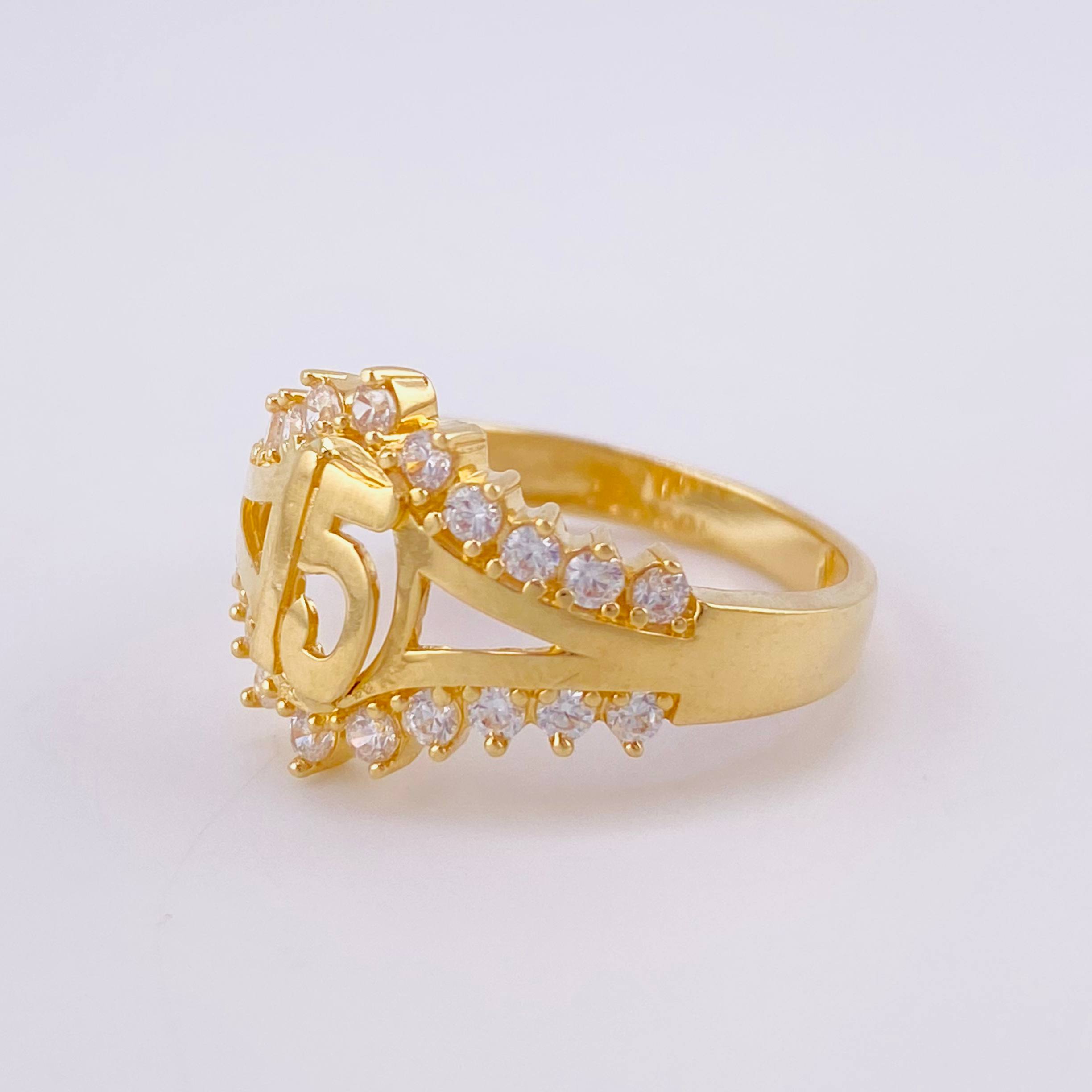 Anillo Tiana 15s 3.45g / T7 Oro Amarillo 18K