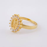 Anillo Virgen de la Milagrosa 3.85g / T8 1/2 Oro Amarillo 18K