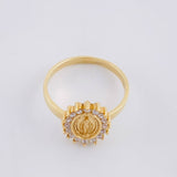 Anillo Virgen de la Milagrosa 3.85g / T8 1/2 Oro Amarillo 18K
