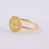 Anillo Corona 1.7g / T6 1/4 Oro Amarillo 18K