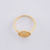 Anillo Corona 1.8g / T6 3/4 Oro Amarillo 18K