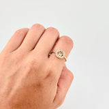 Anillo Corona 1.65g / T7 3/4 Oro Amarillo 18K