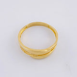 Intertwined Ring 3.1g / Size 7 3/4 Yellow Gold 18K