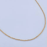 Cadena Singapur 1.25gr / 45cm / 0.5mm Oro Amarillo +3 18K &