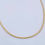 Cadena Cordon 4.5gr /  / 45.1cm / 1.6mm Oro Amarillo +3 18K $