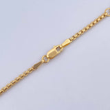 Cadena Lazo Veneciana 5.35gr / 45cm / 2.9mm Oro Amarillo +3 18K &