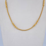 Cadena Lazo Veneciana 5.35gr / 45cm / 2.9mm Oro Amarillo +3 18K &