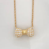 Cadena Singapur Moño Diamantes 40pts 5g / 16 in / 1.24mm Oro Amarillo 18K