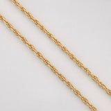 Cadena Singapur Moño Diamantes 40pts 5g / 16 in / 1.24mm Oro Amarillo 18K