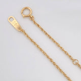 Cadena Singapur Moño Diamantes 40pts 5g / 16 in / 1.24mm Oro Amarillo 18K