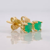 Topos Cuatro Garras Esmeralda 40pts 1.05g / in / 3.96mm Oro Amarillo 18K