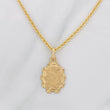 Set Cadena Lazo + Dije Virgen Maria / 2.65g / 20 in Oro Amarillo 18K