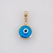 Turkish Eye Pendant 0.4g / 1/2 in 18K Yellow Gold