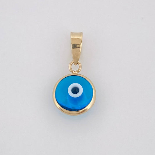 Dije Ojo Turco 0.4g / 1/2 in Oro Amarillo 18K