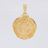 Dije San Benito 5g / 1 1/4 in Oro Amarillo 18K