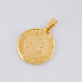 Dije San Benito 5g / 1 1/4 in Oro Amarillo 18K