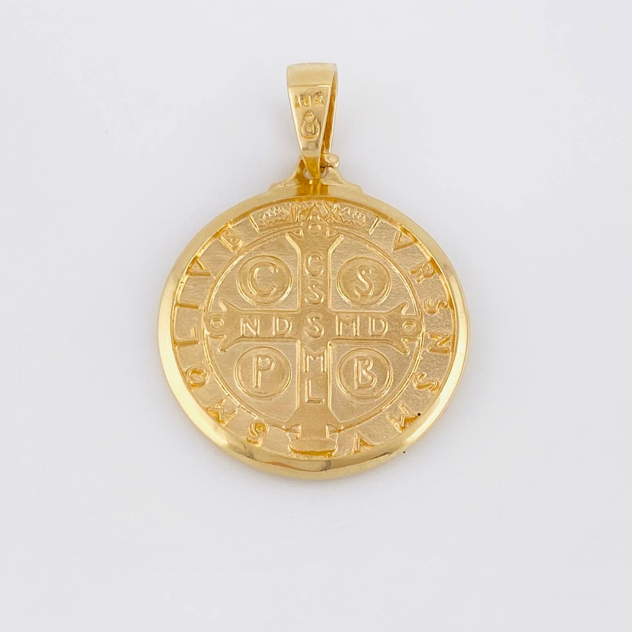 Dije San Benito 5g / 1 1/4 in Oro Amarillo 18K